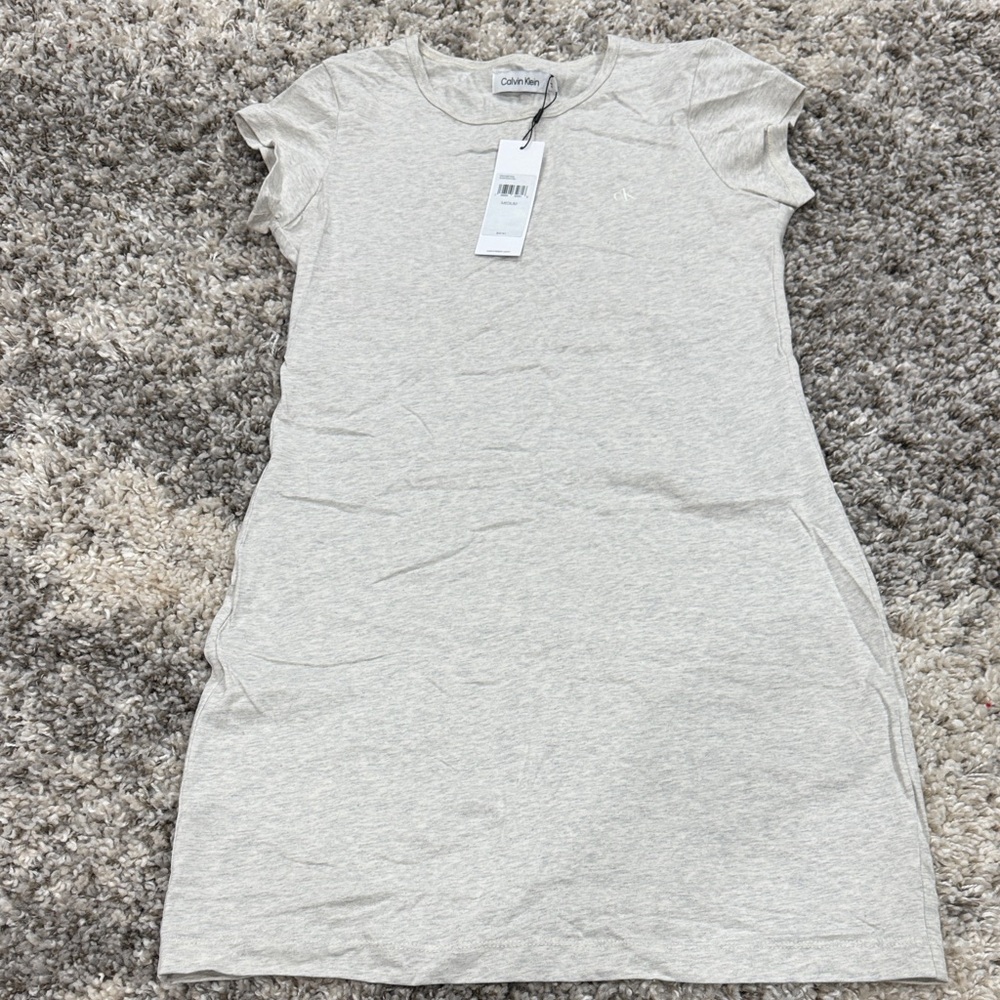 Calvin Klein Heather Gray Casual Dress